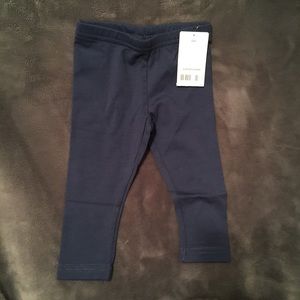 NWT Navy Leggings, Size 6 Months
